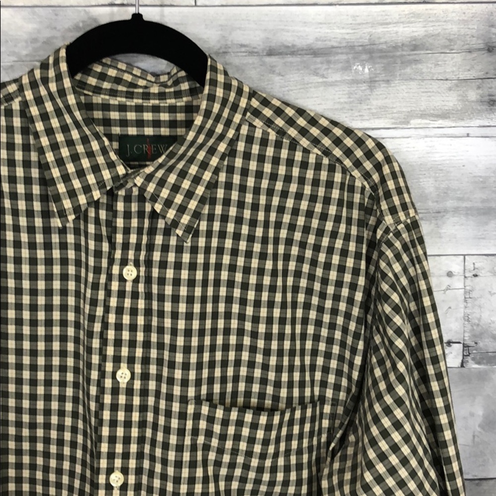J. Crew Mens Casual Button Down Lightweight Cotton